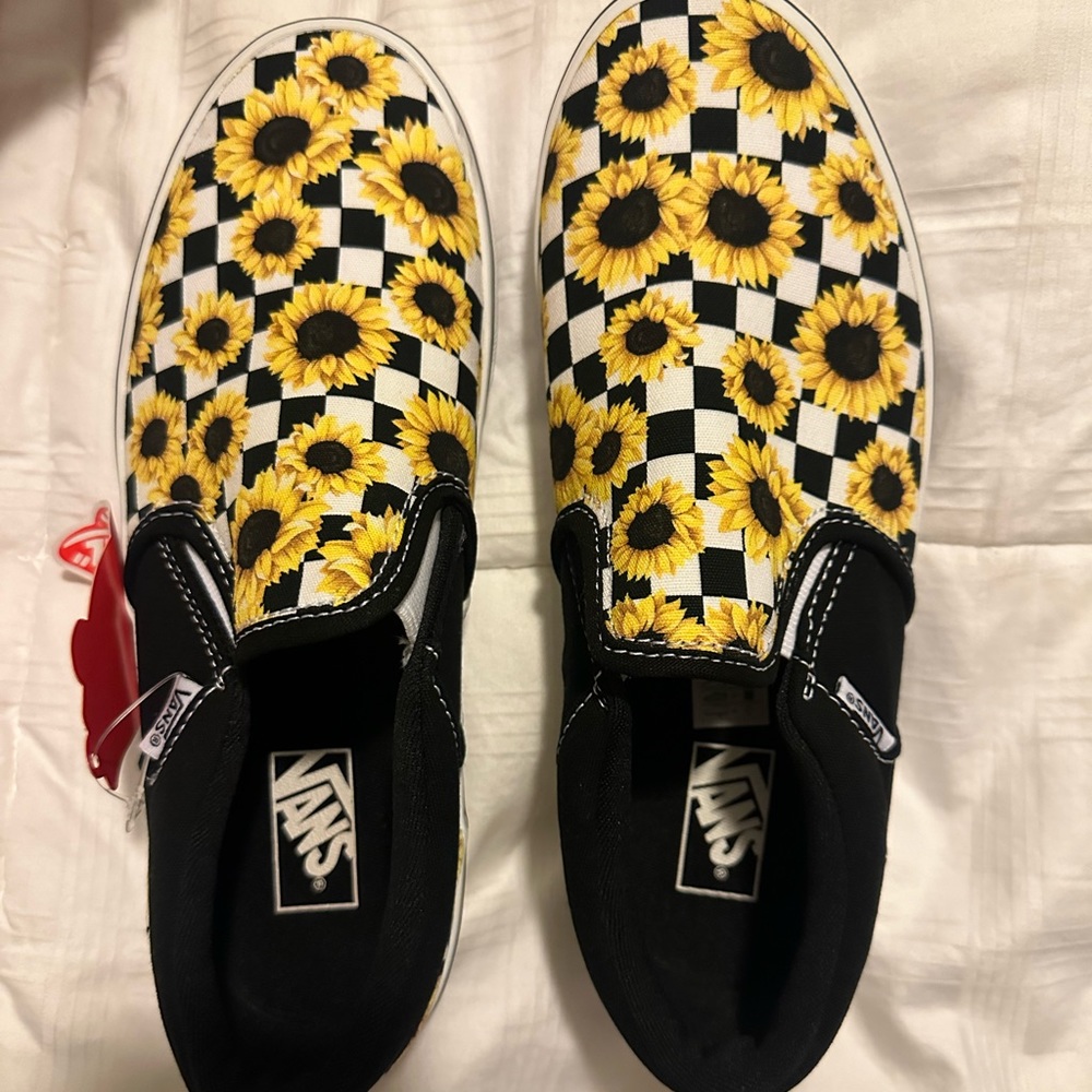 Vans Sunflower Slip Ons